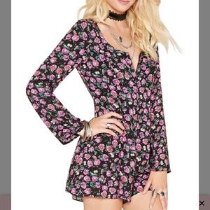 Floral Romper NWOT